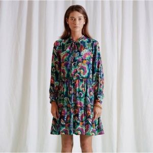 Twenty-Seven Names Stage paisley button-down dress NZ 8
